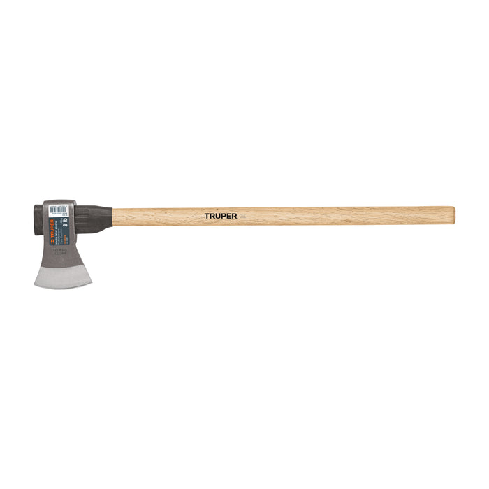Hacha labor entera 3 lb con mango de madera de 36', Truper 102969 LE-3MM