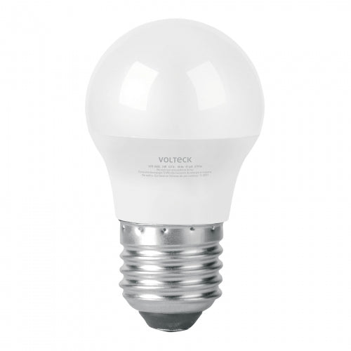 Lámpara LED G45 3 W (equiv. 25 W) luz cálida blíster Volteck 46855 LED-30GC