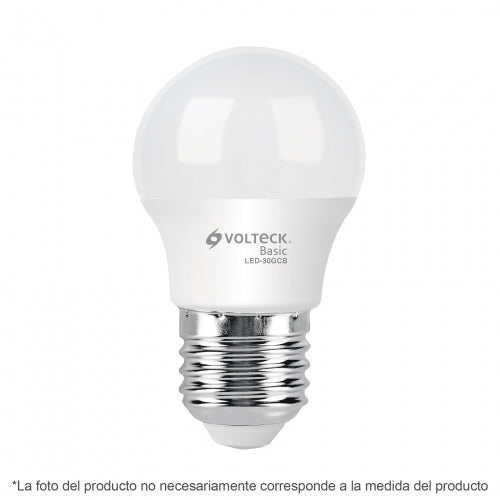 Lámpara LED G45 3 W (equiv. 25 W), luz de día, caja, Basic 28057 LED-30GFB