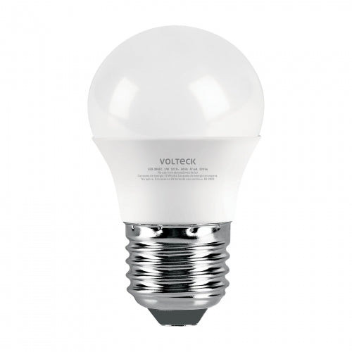 Lámpara LED G45 3 W (equiv. 25 W), luz de día, caja, Volteck 47542 LED-30GFC