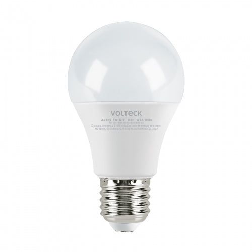 Lámpara LED A19 9 W (equiv. 60 W), luz de día, caja, Volteck 47546 LED-60FC