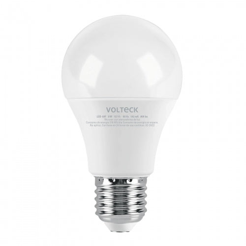 Lámpara LED A19 9 W (equiv. 60 W) luz de día blíster Volteck 46858 LED-60F