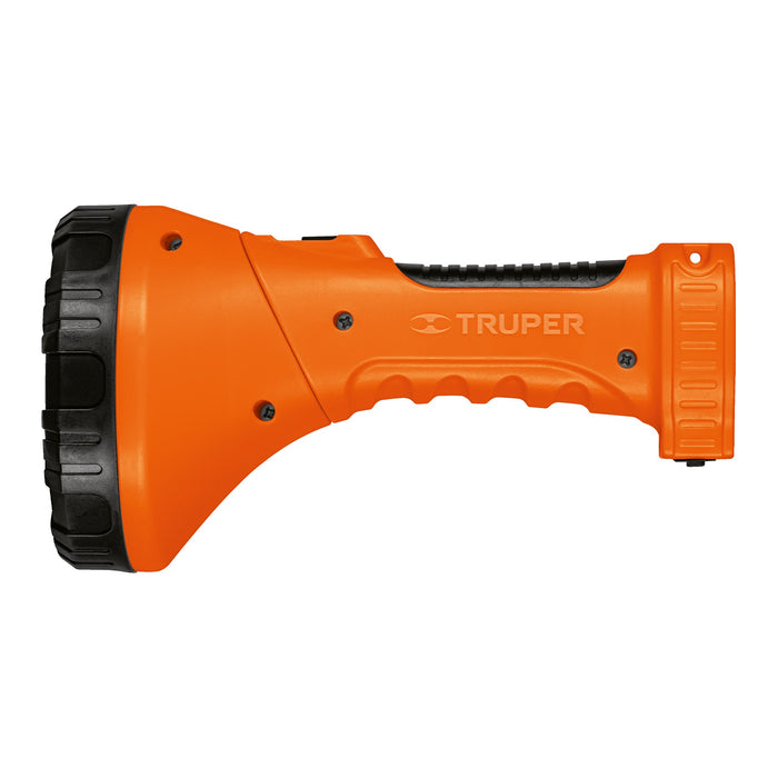 Linterna plástica 1 LED 150 lm recargable, Truper 16005 LILE-9T