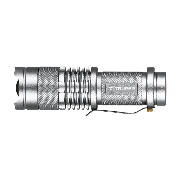 Linterna de aluminio 1 LED de 40 lm con 1 pila AA, Truper 17256 LINA-1AA