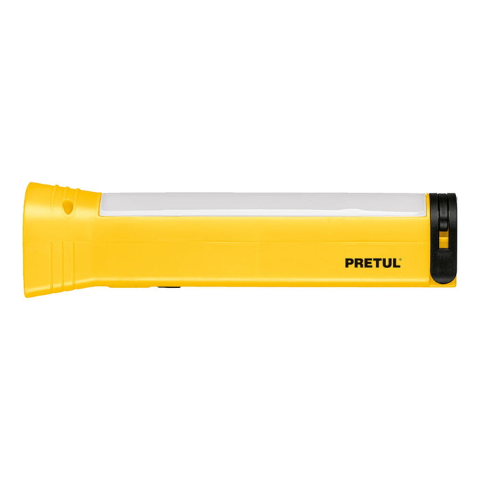 Linterna recargable con lámpara de emergencia,280 lm, Pretul 26070 LIRE-200P