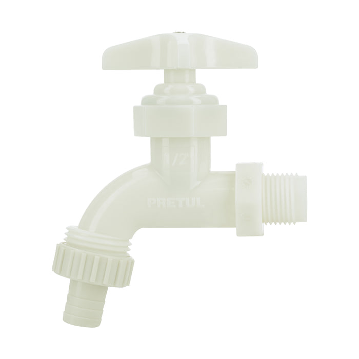 Llave para manguera, de plástico 65 g, entrada 1/2', Pretul 29030 LL-17P