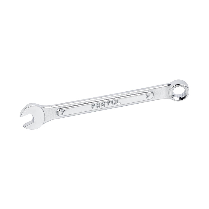 Llave combinada 7 mm x 110 mm de largo, Pretul 21901 LL-2007MP