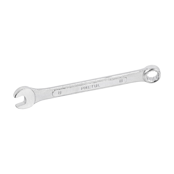 Llave combinada 8 mm x 120 mm de largo, Pretul 21902 LL-2008MP