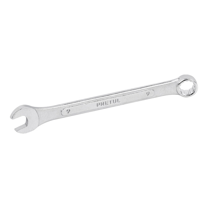 Llave combinada 9 mm x 130 mm de largo, Pretul 21903 LL-2009MP