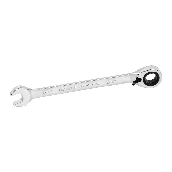 Llave combinada matraca reversible 7/16'x163 mm largo,Expert 13429 LL-2014XR