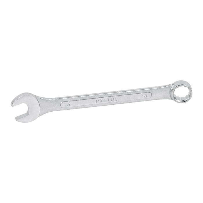 Llave combinada 16 mm x 200 mm de largo, Pretul 21910 LL-2016MP