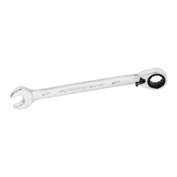 Llave combinada matraca reversible 1/2'x178 mm largo, Expert 13431 LL-2016XR