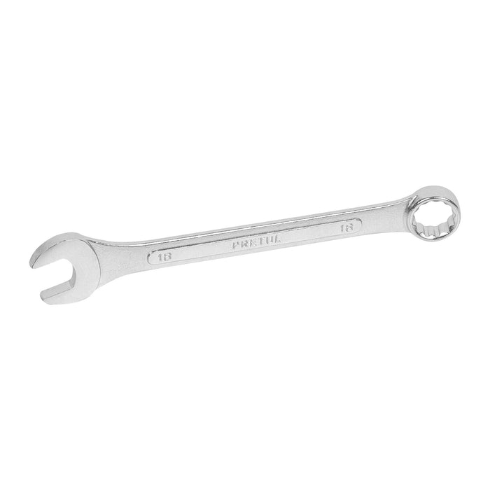 Llave combinada 18 mm x 220 mm de largo, Pretul 21912 LL-2018MP