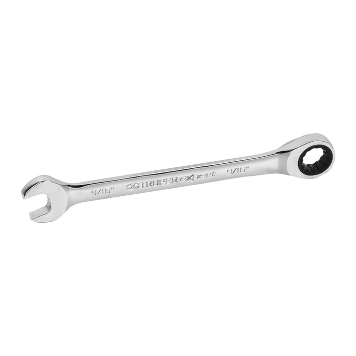 Llave combinada con matraca 9/16' x 185 mm largo, Expert 15739 LL-2018X