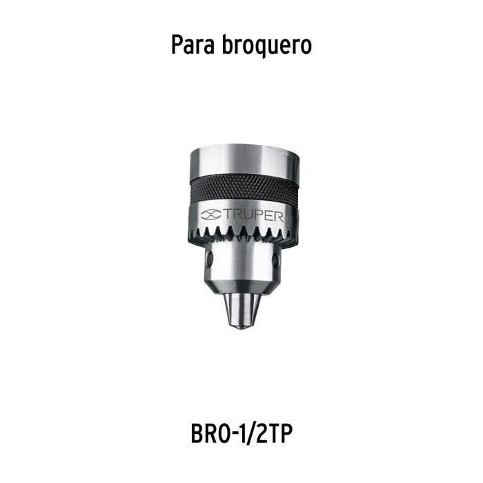 Llave para broquero de 1/2' de taladro de piso, Truper Código: 16558