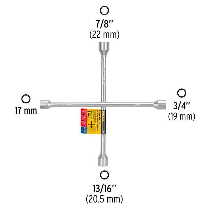 Llave de cruz 14' galvanizada, Pretul 21800 LLCR-14P