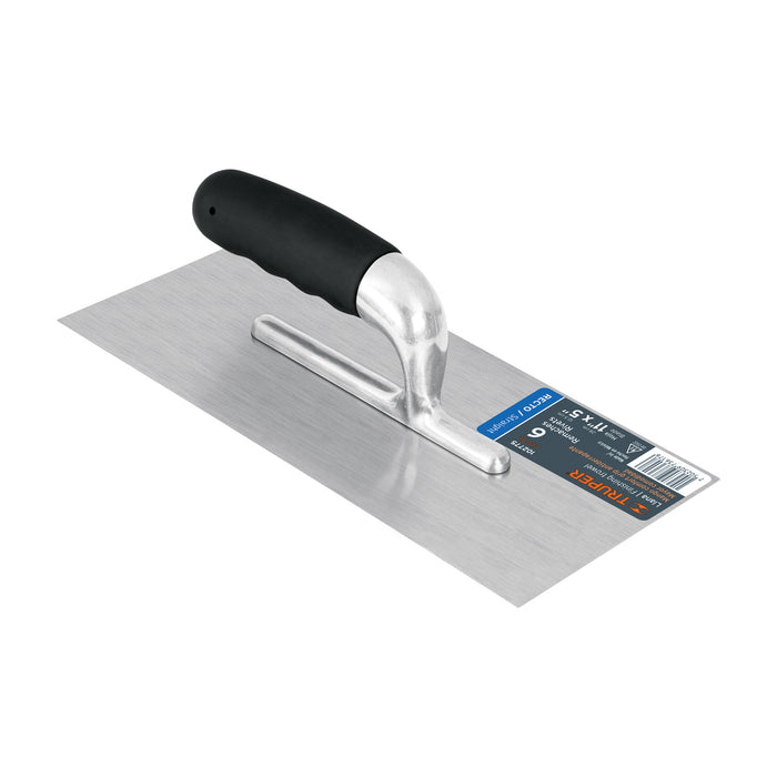 Llana 11' canto recto, 6 remaches, mgo comfort grip, Truper 102775 LLG-6L