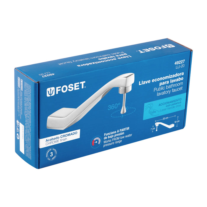 Llave economizadora para lavabo, Foset 49227