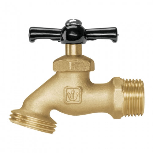 Llave p/manguera, latón 100 g, entrada 1/2', granel, Basic 49074 LLJ-100
