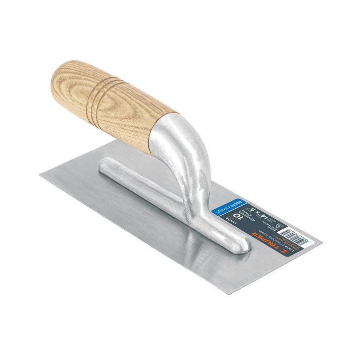 Llana 14' canto recto, 10 remaches, mgo madera, Truper 103038 LLM-14
