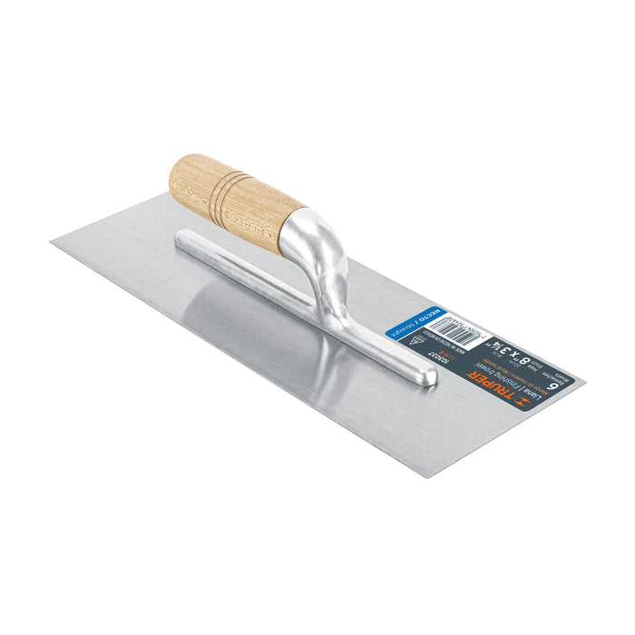 Llana mini 8' canto recto, 6 remaches, mgo madera, Truper 103037 LLM-8