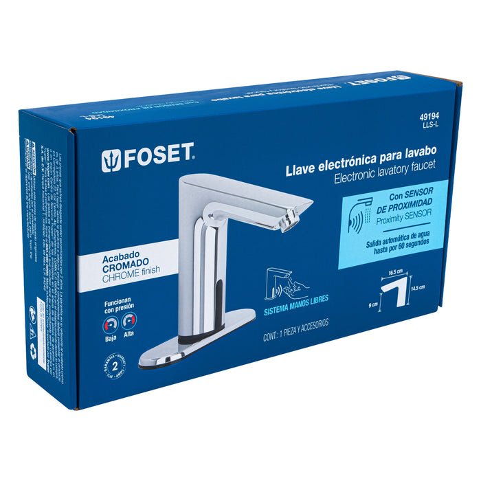 Llave con sensor para lavabo, Foset 49194