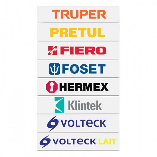 Logotipos de vinil autoadherible de 60 cm, Truper 61052 LOGOS-60-2