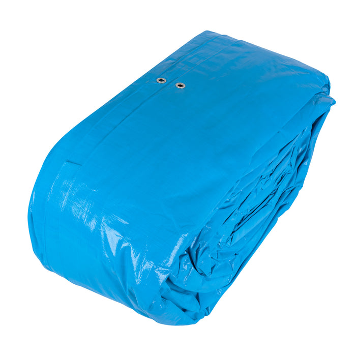 Lona azul reforzada de 12 x 17 m, Truper 15376 LT-1217Z