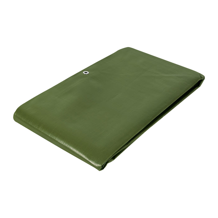 Lona uso rudo, verde olivo, 4 x 5 m, Truper Expert 16375 LT-45X