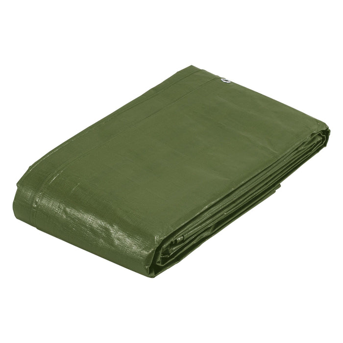 Lona uso rudo, verde olivo, 5 X 6 m, Truper Expert 16377 LT-56X
