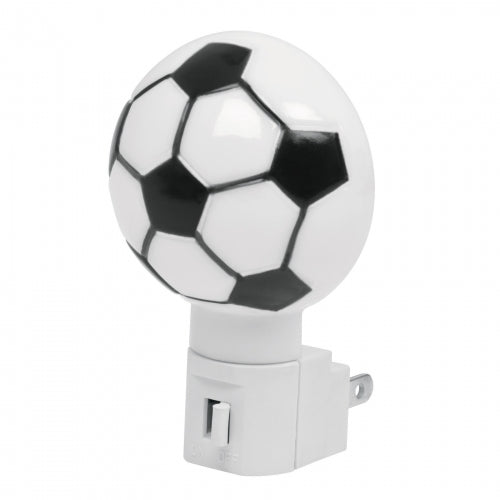 Luz de noche con lámpara E12, balón soccer, Volteck 46133 LUZ-04