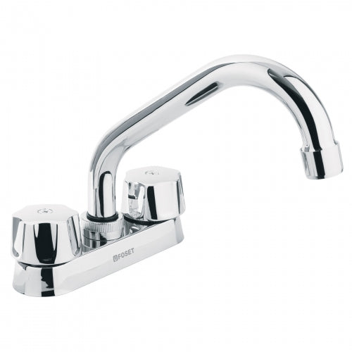 Mezcladora 4' para lavabo, tubular, cartucho cerámico 47683 M-070