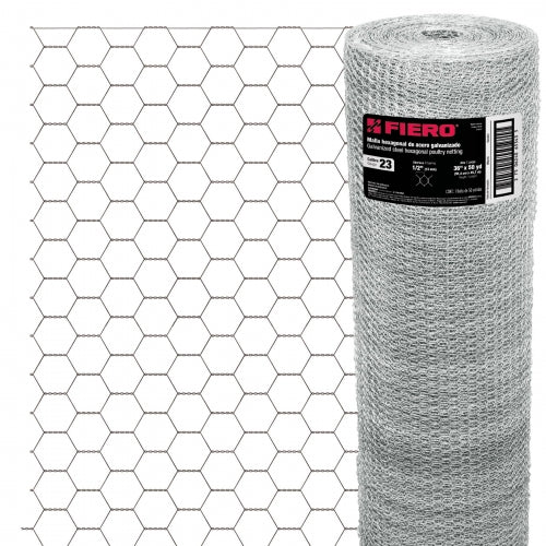 Rollo de malla hexagonal 45mx0.9m calibre 23 abertura 13mm 44655 MAHE-1309
