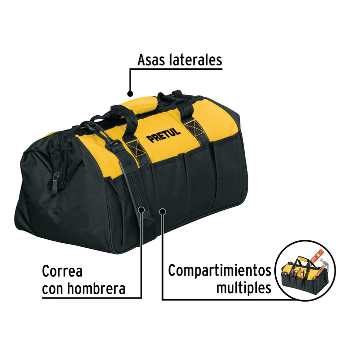 Maletín portaherramientas 18', Pretul 27217 MALE-18P