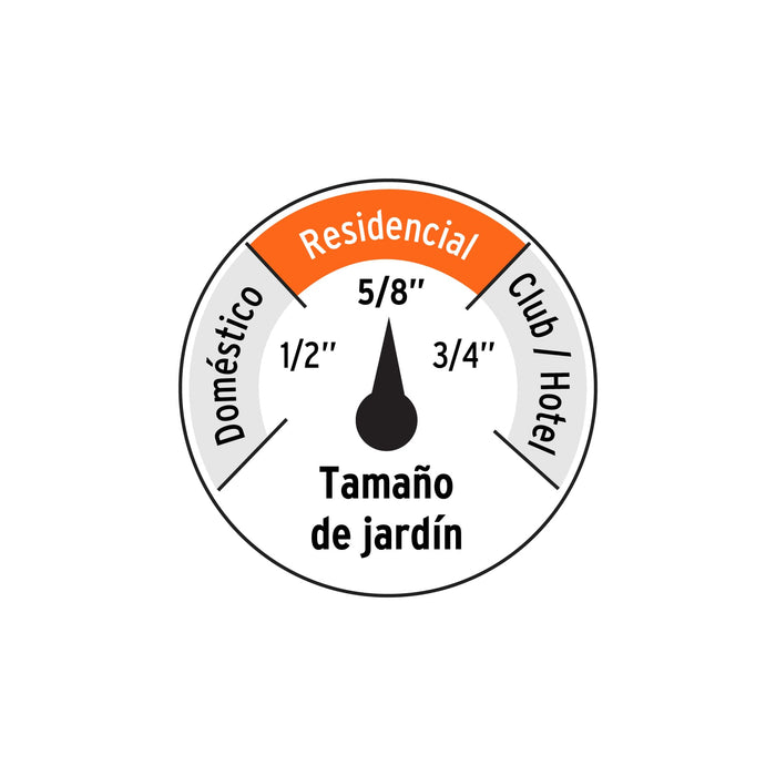 Manguera 5/8' super reforzada 4 capas 20 m conexiones metal Código: 16035