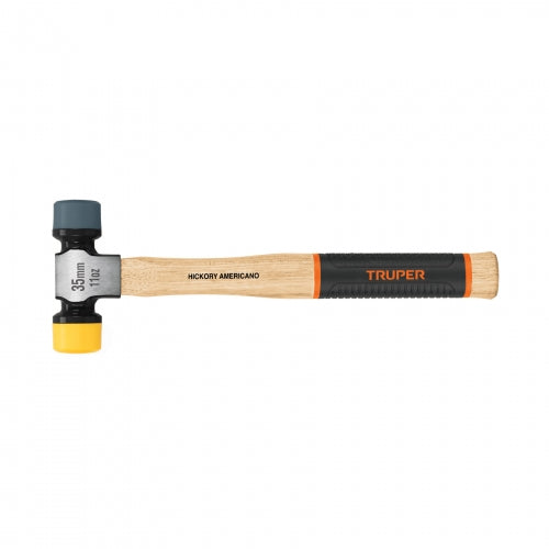 Martillo 35 mm con caras suaves intercambiables, Truper Grip 13137 MASU-35