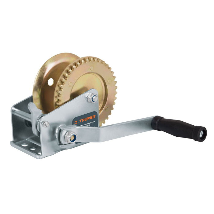 Malacate de manivela 540 kg sin cable, Truper 14723 MAW-54