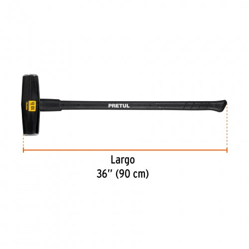 Marro tipo Nevada 10 lbs. mango 36', Pretul 22206 MD-10MP