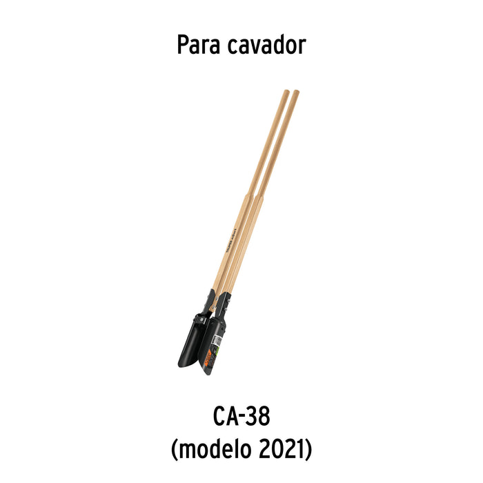 Mango cuadrado de repuesto para cavador, CA-35 y 38, 48' Código: 15936