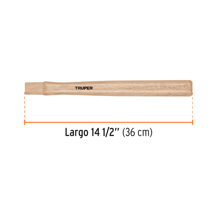 Mango para martillos de bola MB-12 y MB-16, 14-1/2', Truper 10860 MG-MB-16X