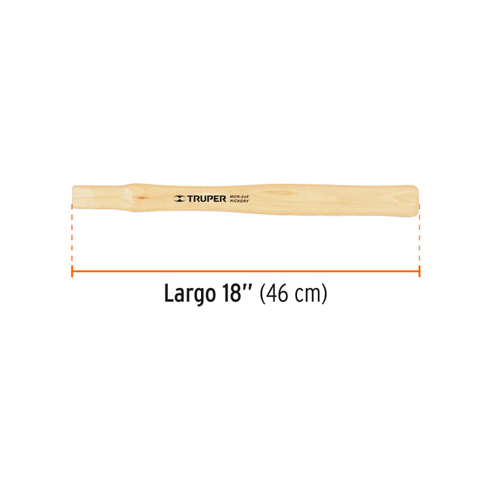 Mango para martillo de uña MOR-24F, de 17-3/4', Truper 15912 MG-MOR24F