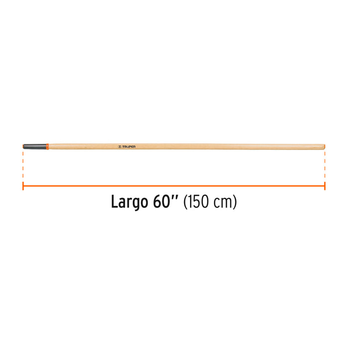 Mango para rastrillos R-16M y R-14M, 60', Truper 15922 MG-R16M