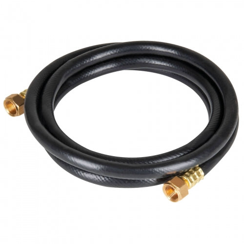 Manguera para gas, PVC negra, 3/8'x1 m, c/conexión, Foset 40074 MGAN-10