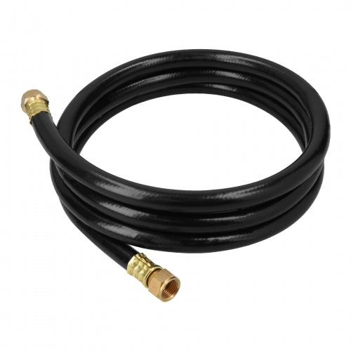 Manguera para gas, PVC negra, 3/8'x2 m, c/conexión, Foset 40076 MGAN-20