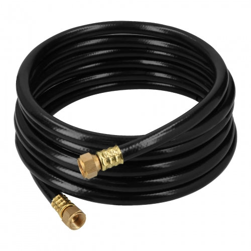 Manguera para gas, PVC negra, 3/8'x4 m, c/conexión, Foset 40078 MGAN-40