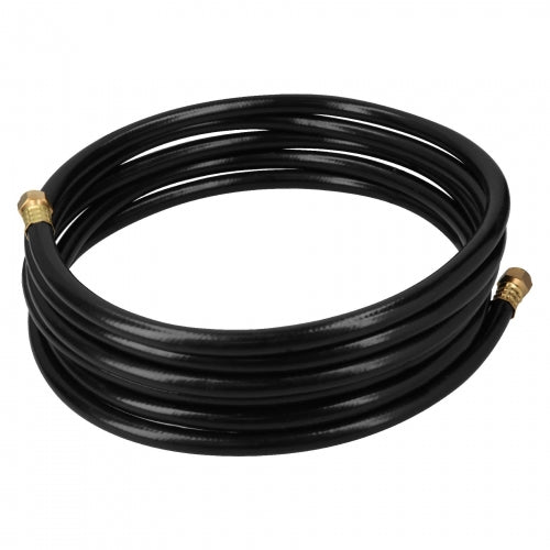Manguera para gas, PVC negra, 3/8'x5 m, c/conexión, Foset 40079 MGAN-50