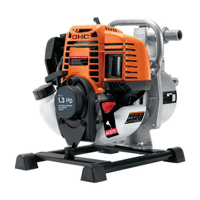 Motobomba autocebante 1' x 1' a gasolina 1-1/3 HP, Truper 102432 MOTB-14