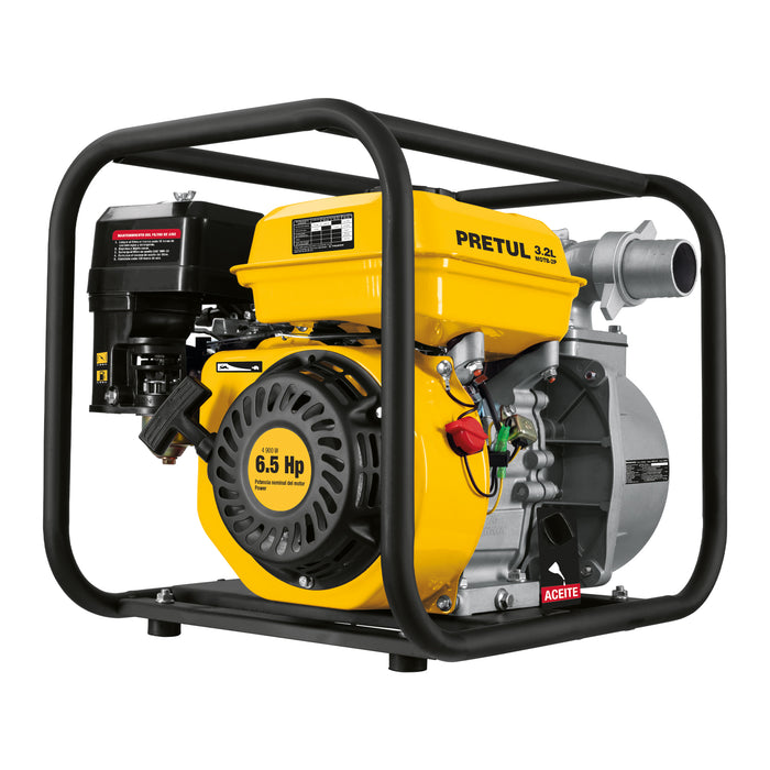 Motobomba autocebante 2' x 2' a gasolina 6-1/2 HP, Pretul 28029 MOTB-2P