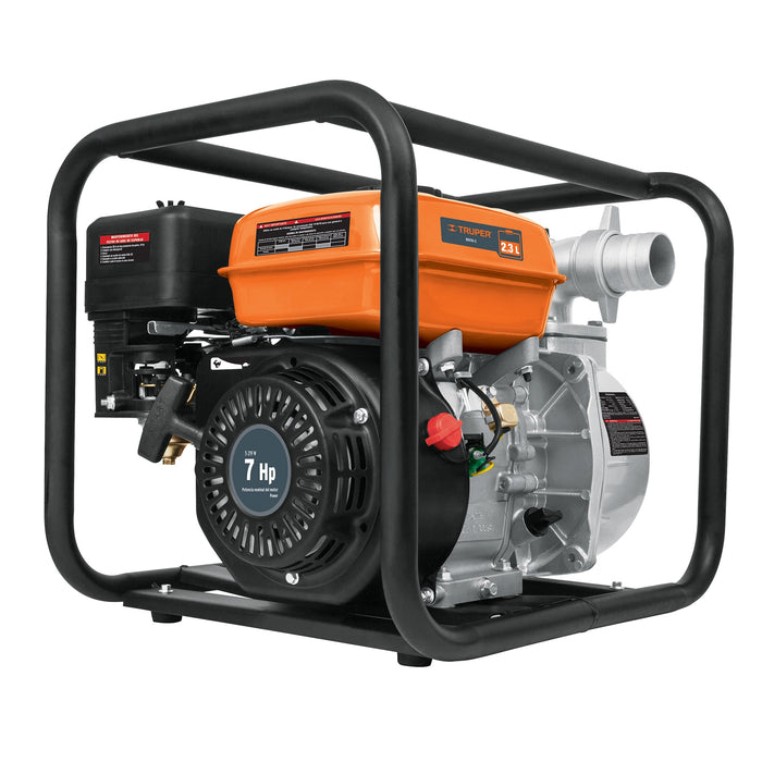 Motobomba autocebante 2' x 2' a gasolina 7 HP, Truper 17116 MOTB-2