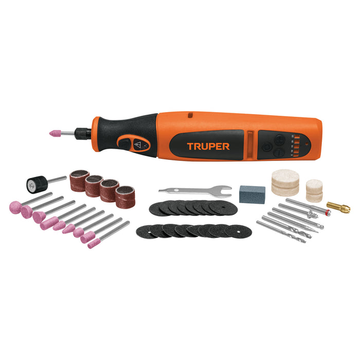 Herramienta rotativa inalámbrica 7.2 V, profesional, Truper 102271 MOTO-AI